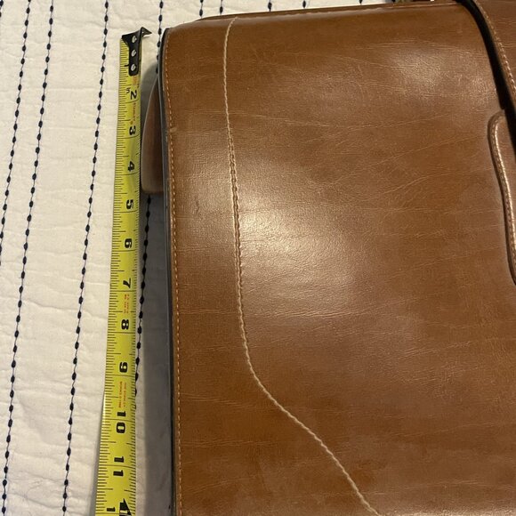 Antique Leather Briefcase - Picture 5 of 7